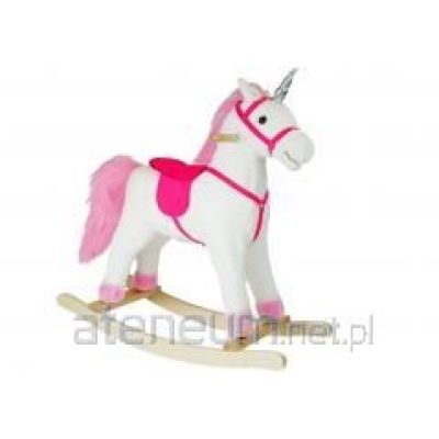Schaukelpferd Einhorn Weiß 74cm 2252 Lean Toys