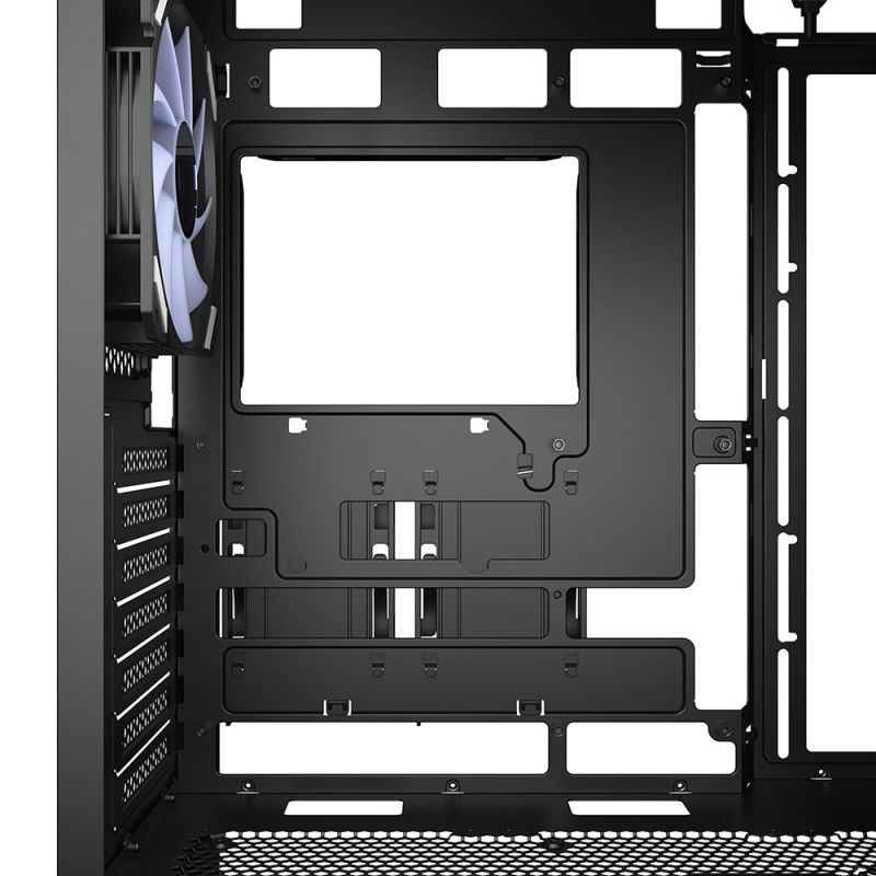 9. Sharkoon AK3 RGB Computergehäuse, schwarzes gehärtetes Glas