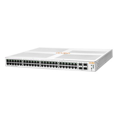 2. Aruba Instant On 1930 48G Class4 PoE-Switch, 4 SFP/SFP+-Steckplätze, 370 W, Managed L2+ Gigabit Ethernet (10/100/1000), PoE-Unterstützung, 1 HE, Weiß