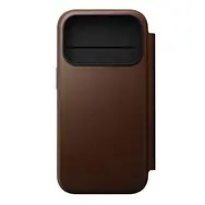 9. Nomad Moderne Leder-Folio-Handyhülle 16 cm (6,3") Braun