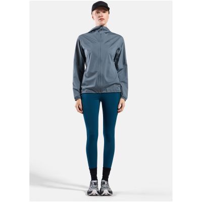 2. Wasserdichte Damenjacke Odlo X-ALP WATERPROOF Jacket, grau