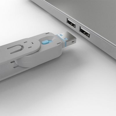 3. Lindy 40452 Port Blocker Port Blocker + USB Typ-A Dongle Blau Acrylnitril Butadien Styrol (ABS) 5 Stück.