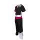 3. TOP TEN "BOW" Kickbox-Outfit schwarz und pink XL (190 cm)