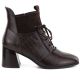 2. Gefütterte Damen-Ankle-Boots mit hohem Absatz, braun, Vinceza 58670