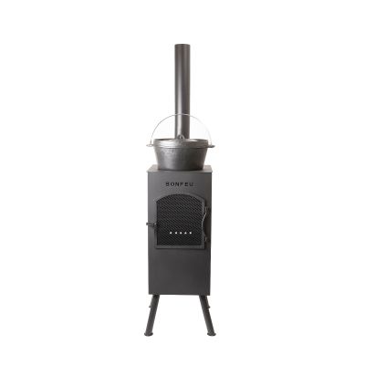 33. BonFeu BonCarré Gartenkamin Schwarz 3503
