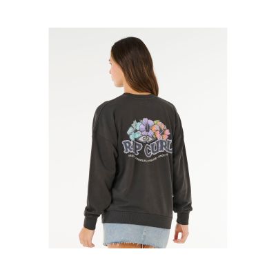 3. RIP CURL Bells Heritage Crew Damen-Sweatshirt Schwarz