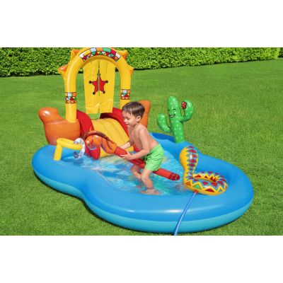 33. Bestway 53118 aufblasbarer Spielplatz 264x188x140cm