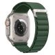 Tech-Protect Nylon Pro Armband für Apple Watch 44 / 45 / 46 / 49 mm – Dunkelgrün