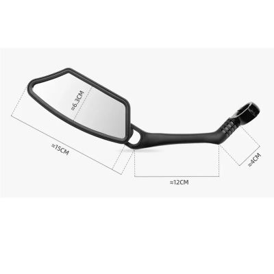 3. Rockbros rechter Fahrradspiegel 26210007002 schwarz