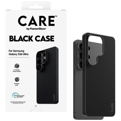 4. CARE by PanzerGlass TPU-Hülle für Samsung Galaxy S26 Ultra – Schwarz