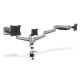 3. Dreifacher Schreibtischarm (Klemme) 3xLCD max. 27" max. 6kg Neigung und Schwenkung 360° (PIVOT)
