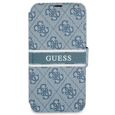2. Guess GUBKP13S4GDBL iPhone 13 mini 5.4" blau/blaues Buch 4G Stripe