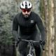 5. Rockbros TLWT001 ROAD TO SKY winddichtes, isoliertes Radtrikot, Größe S – Schwarz