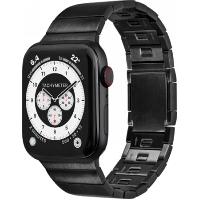 LAUT LINK 2.0 Armband für Apple Watch 42/44/45/49 mm (schwarz)