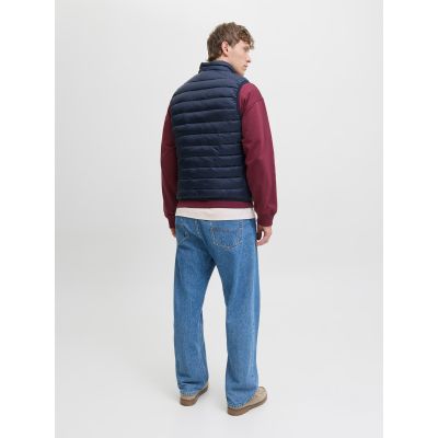 7. Jack&Jones Herren Weste JJEBRADLEY LIGHT BODYWARMER COLLAR NOO 12280973 SKY CAPTAIN
