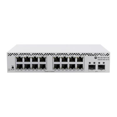 7. Mikrotik CSS318-16G-2S+IN 18p Managed Gigabit/10G Switch