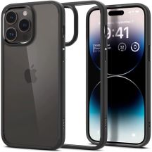 Spigen Ultra Hybrid-Hülle für iPhone 14 Pro – Mattschwarz