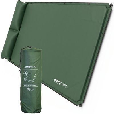 21. SELBSTAUFBLASENDE MATTE 192X132X3CM GREEN ENERO CAMP