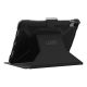 4. UAG Metropolis Tact Armr - Schutzhülle mit Halterung für Apple Pencil für iPad 10,9" 10. Generation / 11" (A16) (schwarz)