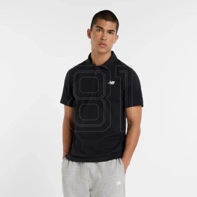 12. New Balance Jersey-Poloshirt M MT51504BK