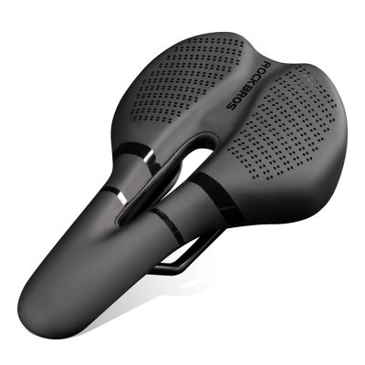 Rockbros 8182 City-Fahrradsattel, komfortabel, anatomisch geformt – schwarz