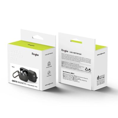 7. Ringke Onyx MagSafe Case für Samsung Galaxy Buds 3 / 3 Pro - Schwarz