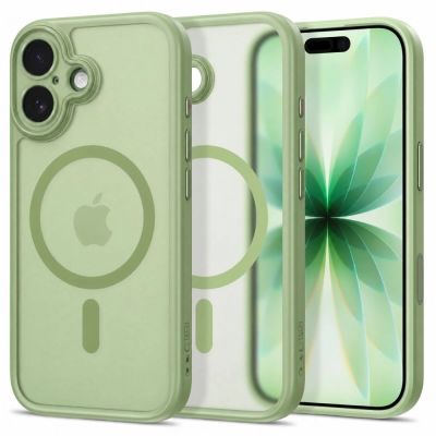 Tech-Protect MagPeak MagSafe CC Hülle für iPhone 17 – mattgrün