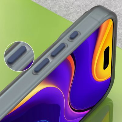 8. Magnetische Schleifhülle für iPhone 17 Pro Max, kompatibel mit MagSafe – Mattblau