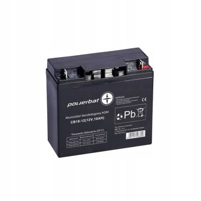AGM POWERBAT CB 12V 18Ah Batterie