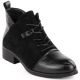 11. Damen-Wildleder-Stiefeletten, gefüttert, schwarz M.Daszyński MR2458-7