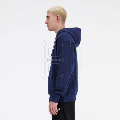 6. New Balance Sweatshirt mit kleinem Logo, Französisch, NNY M, MT41508NNY
