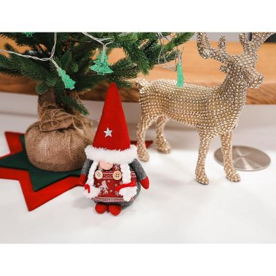 4. Dekorativer Gartenzwerg, 20 cm, Mädchen