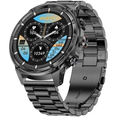4. Smartwatch Gravity Schwarzes Armband + Armband GT41-2