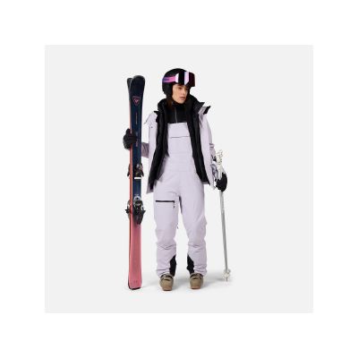 3. ROSSIGNOL W Outerlimits Isolierte Latzhose für Damen, Grau