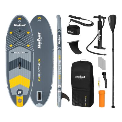 SUP-Board REBEL ACTIVE aufblasbar 244x76x10, Set