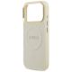 6. Guess Peony Hot Stamp MagSafe Case für iPhone 17 Pro - Beige