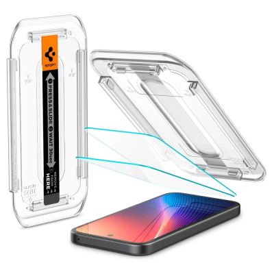 2. Spigen Glas.TR "Ez Fit" Panzerglas 2er-Pack für Google Pixel 9A - Klar