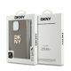 7. DKNY Wrist Strap Stock Logo Hülle für iPhone 15 Pro – Beige