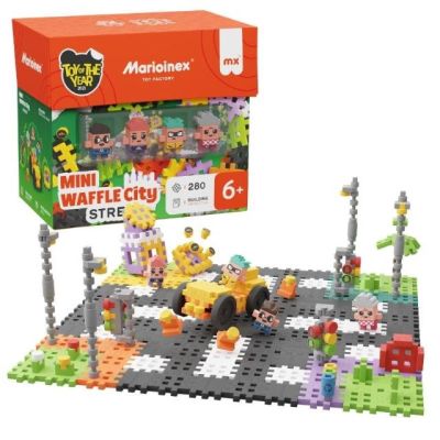 7. Marioinex Mini-Waffelbausteine – Stadt: Straße, 280 Teile