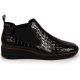 56. Rieker W R474 Schlangenleder Stiefeletten schwarz