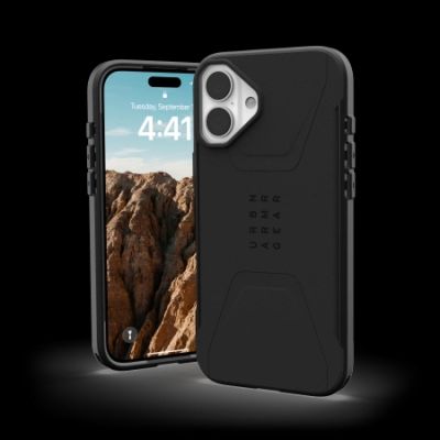 3. UAG Civilian Magsafe Hülle für iPhone 16 Plus – Schwarz