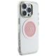 4. Guess IML Metal Colored Circle Classic Logo MagSafe iPhone 16 Pro Hülle - Rosa