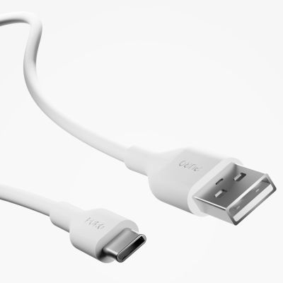 6. Puro PROLITE 10W 2x USB-A Wandladegerät + USB-A - USB-C Kabel 1,2m - weiß