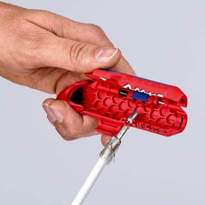 22. Knipex ErgoStrip Universal-Abisolierzange (16 95 02 SB)