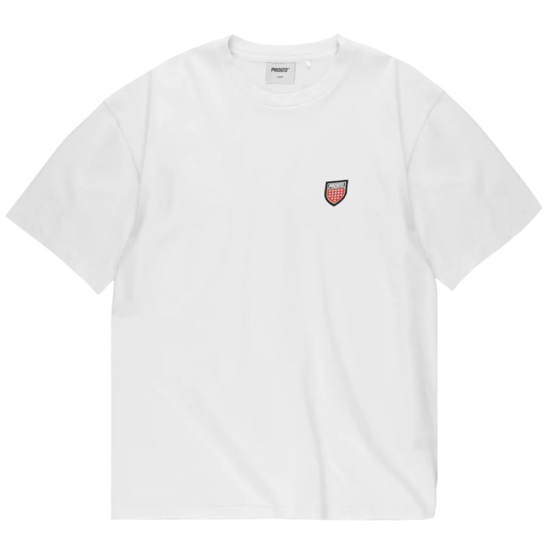 Prosto Small Shield T-Shirt KL261MTEE1072 Weiß L