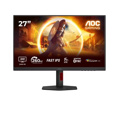 17. LCD-Monitor 27" AOC G4 Q27G4ZR 68,6 cm 2560 x 1440 Pixel Quad HD LED Schwarz und Rot