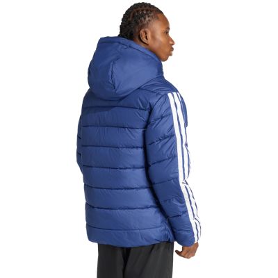 3. adidas Essentials CLIMAWARM 3-Streifen Jacke für Herren, Blau JX7771