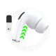 4. Dudao U19 In-Ear TWS kabelloser Bluetooth 5.3 Kopfhörer mit LED-Anzeige – Weiß