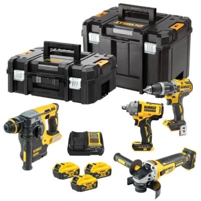 2. DEWALT KOMBI-SET 18V DCK428P3T (DCF894 + DCD796 + DCG405 + DCH273) 3x5,0Ah TSTAK
