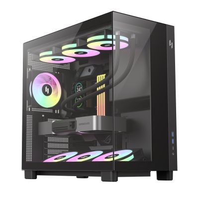 3. GameMax NEX C53 BK Computersicherheit & Halterungen Schwarz